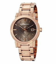 rose gold watch burberry