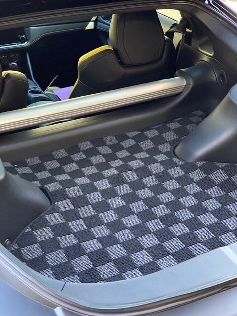 P2M Nissan 370Z Fairlady Z34 400Z RZ34 Rear Trunk Floor Mat Grey