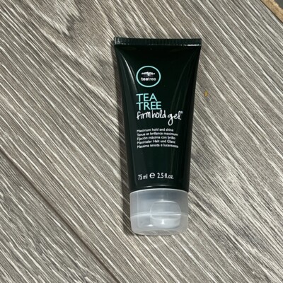Tea Tree Firm Hold Gel, Hair Gel, Maximum Hold, High-Shine Finish, For All Ha...