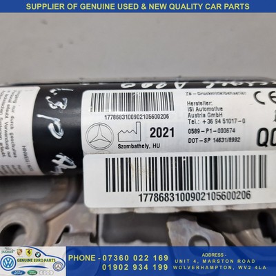 2022 MERCEDES A CLASS CURTAIN AIRBAG GAS GENERATOR 1778683100 | eBay 