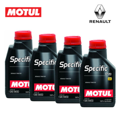 Motul Specific 5W30 DPF 4L Synthetic Engine Oil Renault RN0720 ACEA C4 0720