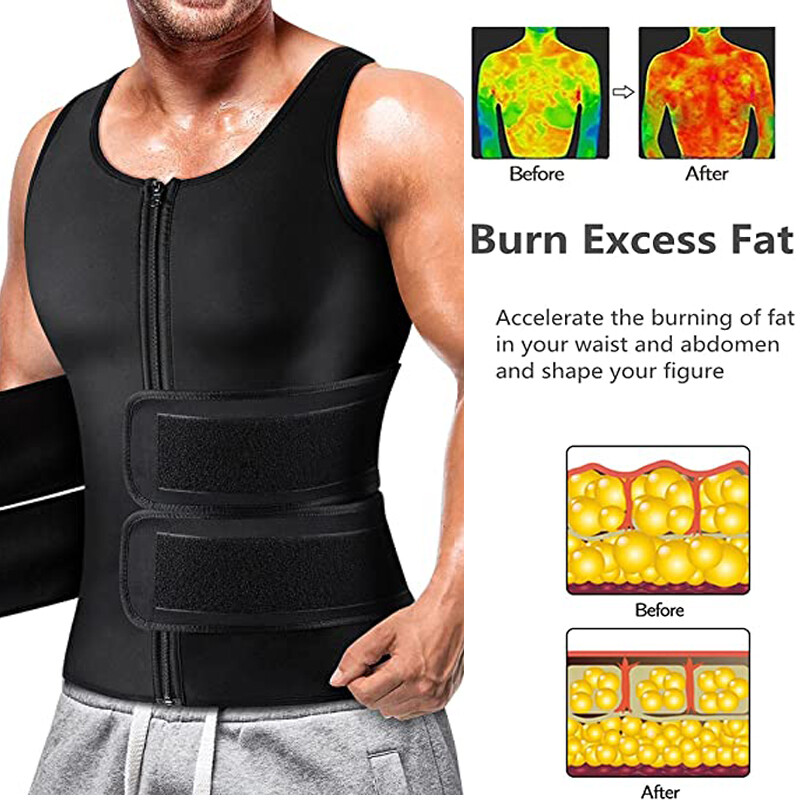 Debardeur Sudation Homme, Shaper Homme Sudation Néoprène Gilet Sauna T Debardeur Sudation Homme, Shaper Homme Sudation Néoprène Gilet Sauna T