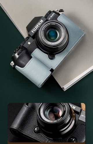 Real Leather Camera Bag Case Cover For Fuji XT5 X-T5 X-T30II XT30II XS20 X-S20 - Picture 4 of 36