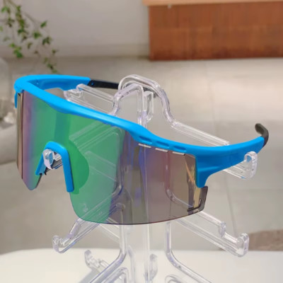 Oversized Sports Sunglasses Men 2024 New in Punk Mirror Outdoor Skiing Goggle Tr
