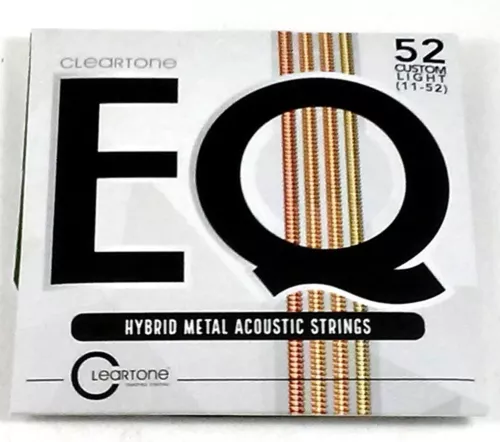 Cleartone Guitar Strings EQ Acoustic Hybrid Metal Blend Custom Light 11-52
