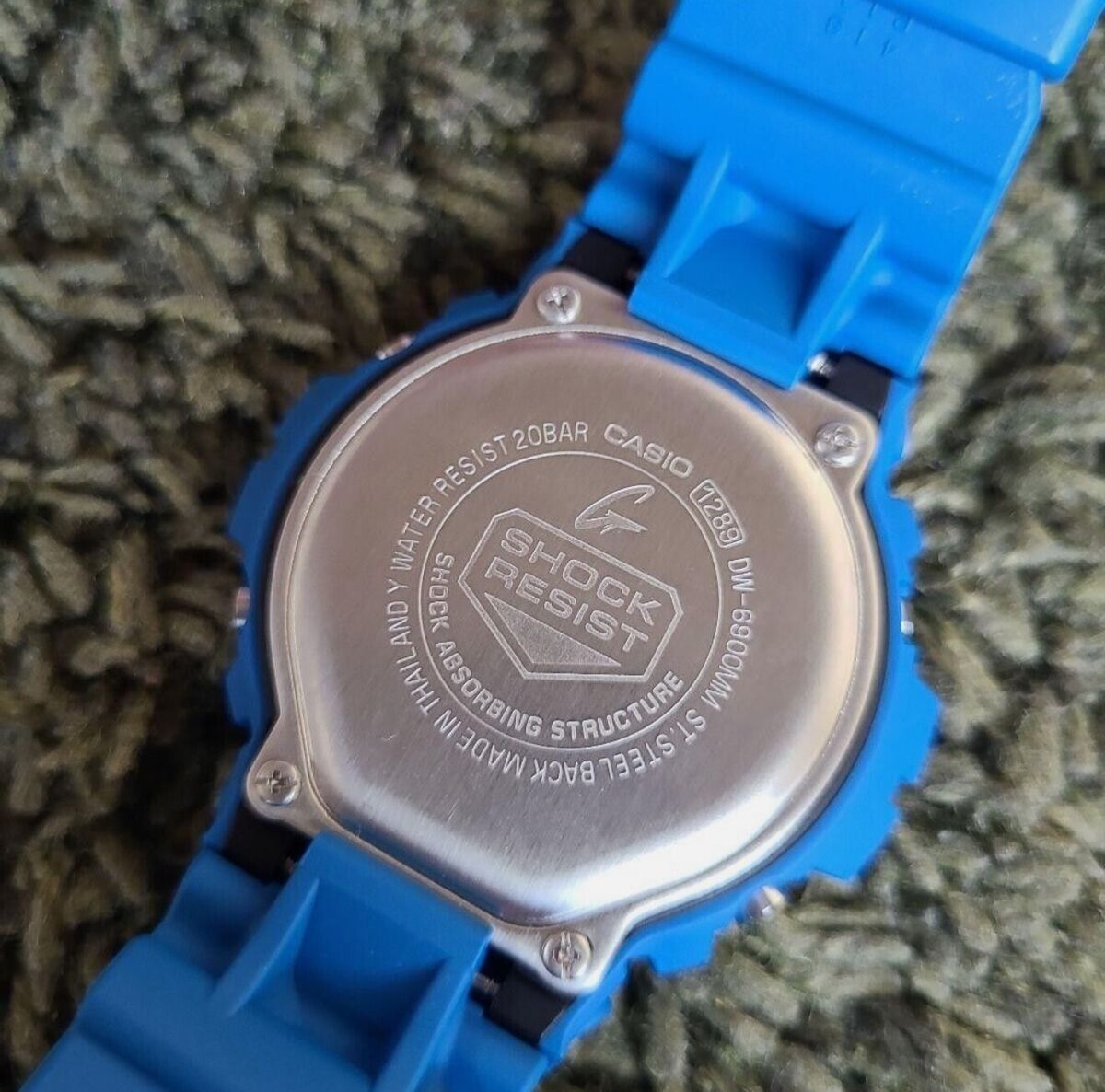 CASIO G-SHOCK DW-6900MM BLUE Smurf Crazy Colors dw6900mm2 CASIO G-SHOCK DW-6900MM BLUE Smurf Crazy Colors dw6900mm2
