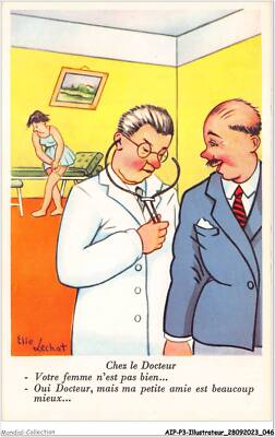 AIPP3-0245 - ILLUSTRATOR - ELIE-LECHAT - BEIM DOKTOR