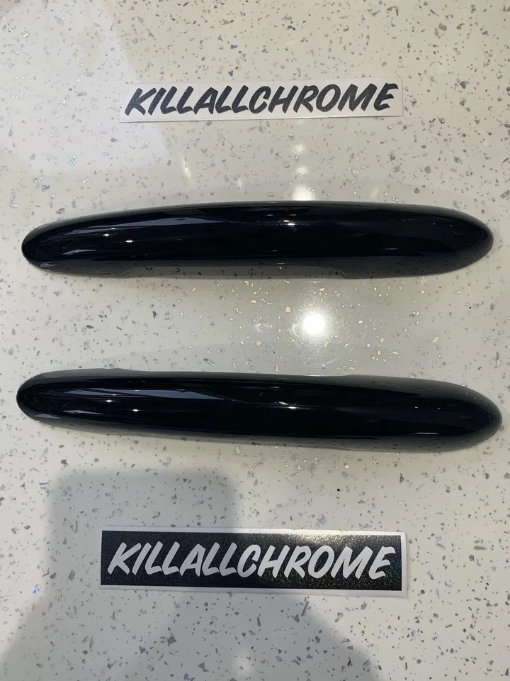 MINI F56 Coprimaniglia Porta Nero Lucido CLIP SU HQ GEN 3 JCW Cooper - UK STOCK - Immagine 4 di 4