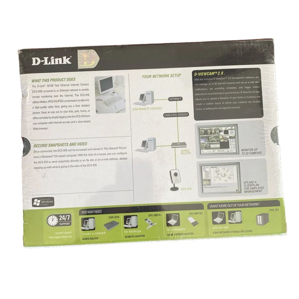 ***NEW ***D-Link DCS-910 Web Cam - Image 3 of 4