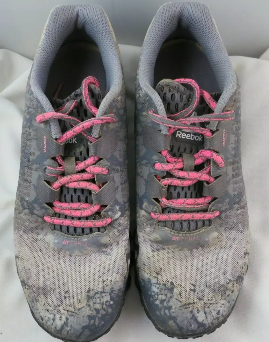 Reebok grey and pink shoes 2025