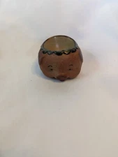 Vintage UCTCI stoneware pig Japan egg cup salt cellar
