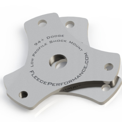 Fleece Performance FPE-LPSM Low Profile Shock Mounts for Dodge Ram 2500/3500