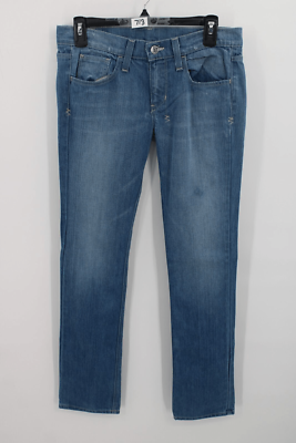 Ksubi Womens Jeans W28 L32.5 Scooter Stretch Mid Indigo Straight 