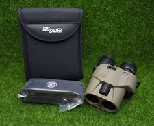 Sig Sauer #SOZ6WP10 ZULU6 HDX 10x30mm OIS Image Stabilized Binoculars, FDE