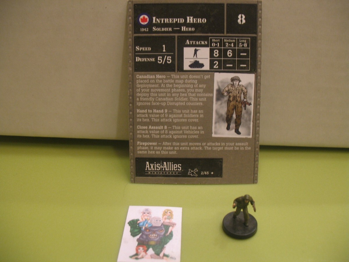 Axis & Allies Miniatures: Elefante Da Guerra Con Carta (24/45) - WizKids Usato