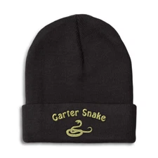Beanies for Men Garter Snake Winter Hats for Women Acrylic Skull Cap 1 Size