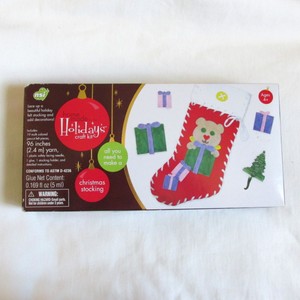 Download New Christmas Craft Kit Make A Stocking Complete Teddy Bear Lace Up Girls Boys 42409701713 Ebay PSD Mockup Templates