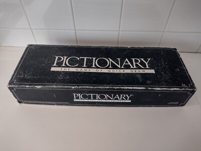 Vintage 1987 Pictionary Familien Brettspiel Schnellzeichnungsspiel