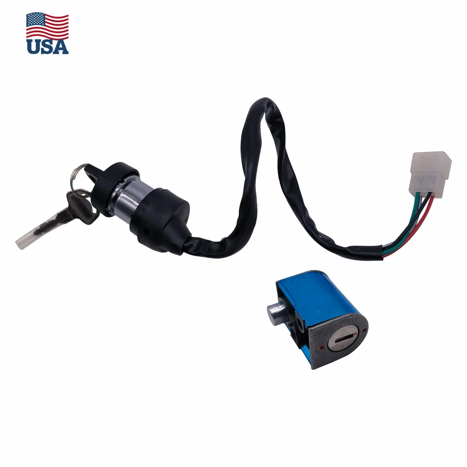  Interruptor de encendido bloqueo con llave para CF500 500CC CF MOTO ATV QUAD 9010-010000 EE. UU. Foto 3 de 4