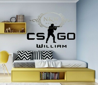Counter-Strike Global Offensive personalisierte Wandfenster Computer Laptop Aufkleber