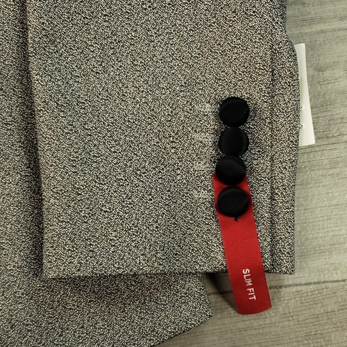 J Ferrar Smoking Blazer Herren 40 S Slim Fit Schalkragen Splitter Glanz Ein Knopf - Bild 7 von 19