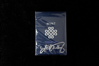 52kards Mint V2 blueberry playing cards markiert und handsigniert  (kickstarter)