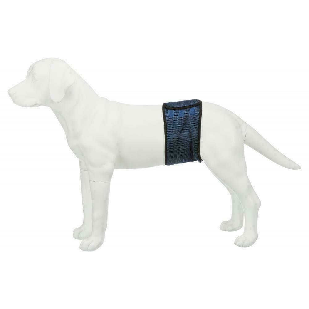 Trixie Male Dogs Incontinence Belly Band with 3 Absorbant Pads X