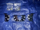 MG 4 piece MGB Roadster DOOR WAIST RAIL FINISHER kit 408-958 inc screws