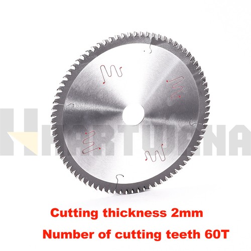 7" Metal Cutting Circular Saw Blade 60 Tooth TCT Blade 1" Arbor Power Tool Disc - Picture 5 of 7