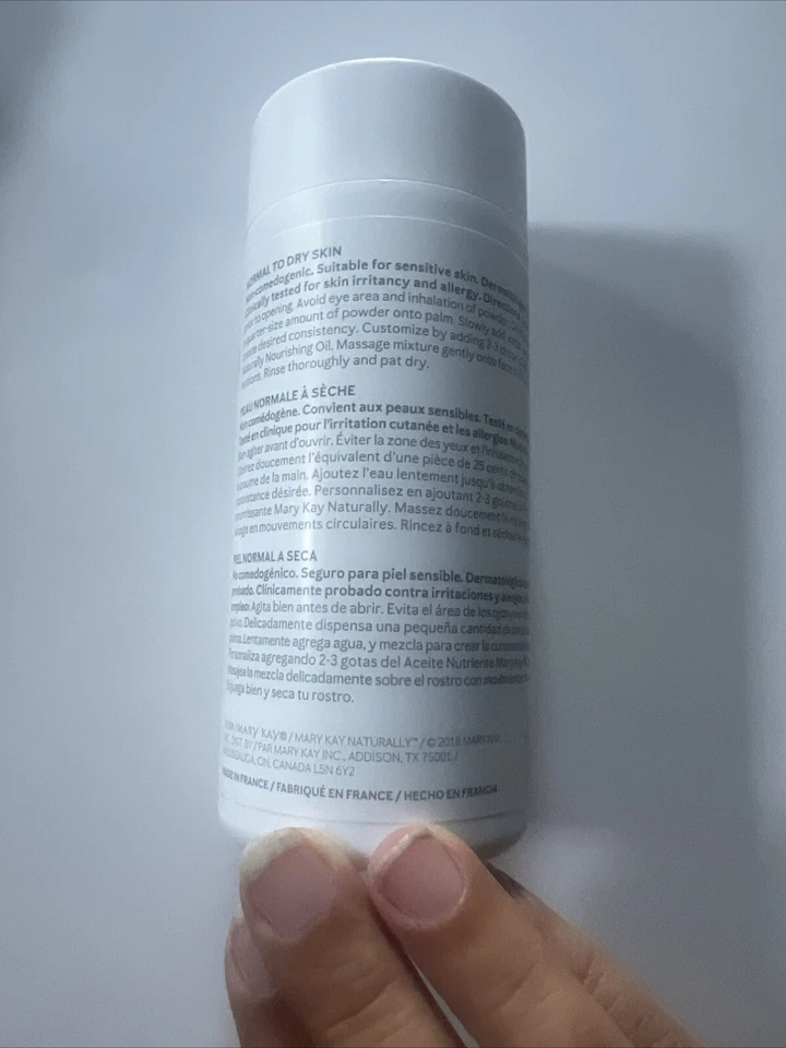 Polvo exfoliante natural Mary Kay 2,64 oz TAMAÑO COMPLETO 123970 NUEVO EN CAJA Foto 3 de 4