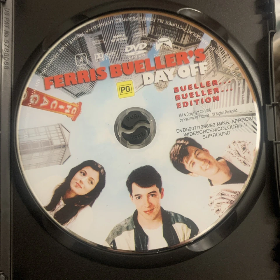 Ferris Bueller's Day Off (DVD 1986) Region 4 FREE Postage - image 3 of 3