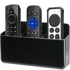 3 Slot Remote Control Holder Wall TV Remote Holder Self Adhesive Marker