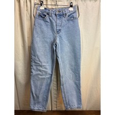 Fresno The Jean Company High Waisted Tapered Leg 90s Blue Jeans Child's Size 10