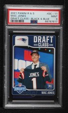 2021 Panini Rookies & Stars Draft Class Black Blue 2/5 Mac Jones PSA 9 MINT 3hd