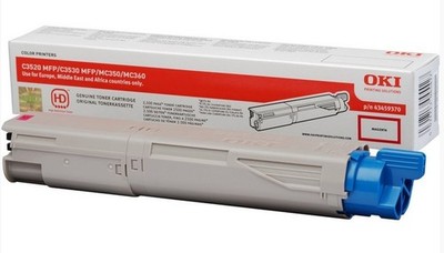 OKI 43459370 - Toner magenta - für MC350, MC360; C3520 MFP, 3530 MFP, 3530n MFP