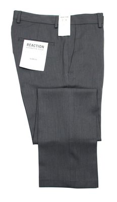 fitted lace wedding dress Kenneth Cole REACTION mens Slim Fit Flat Front Stretch Urban Heather Dress  Pants, Medium Grey, 31W x 30L US at Amazon Men's Clothing store