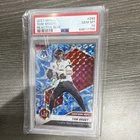 2021 Panini Mosaic Tom Brady #285 Reactive Blue Mosaic Prizm Buccaneers PSA 10
