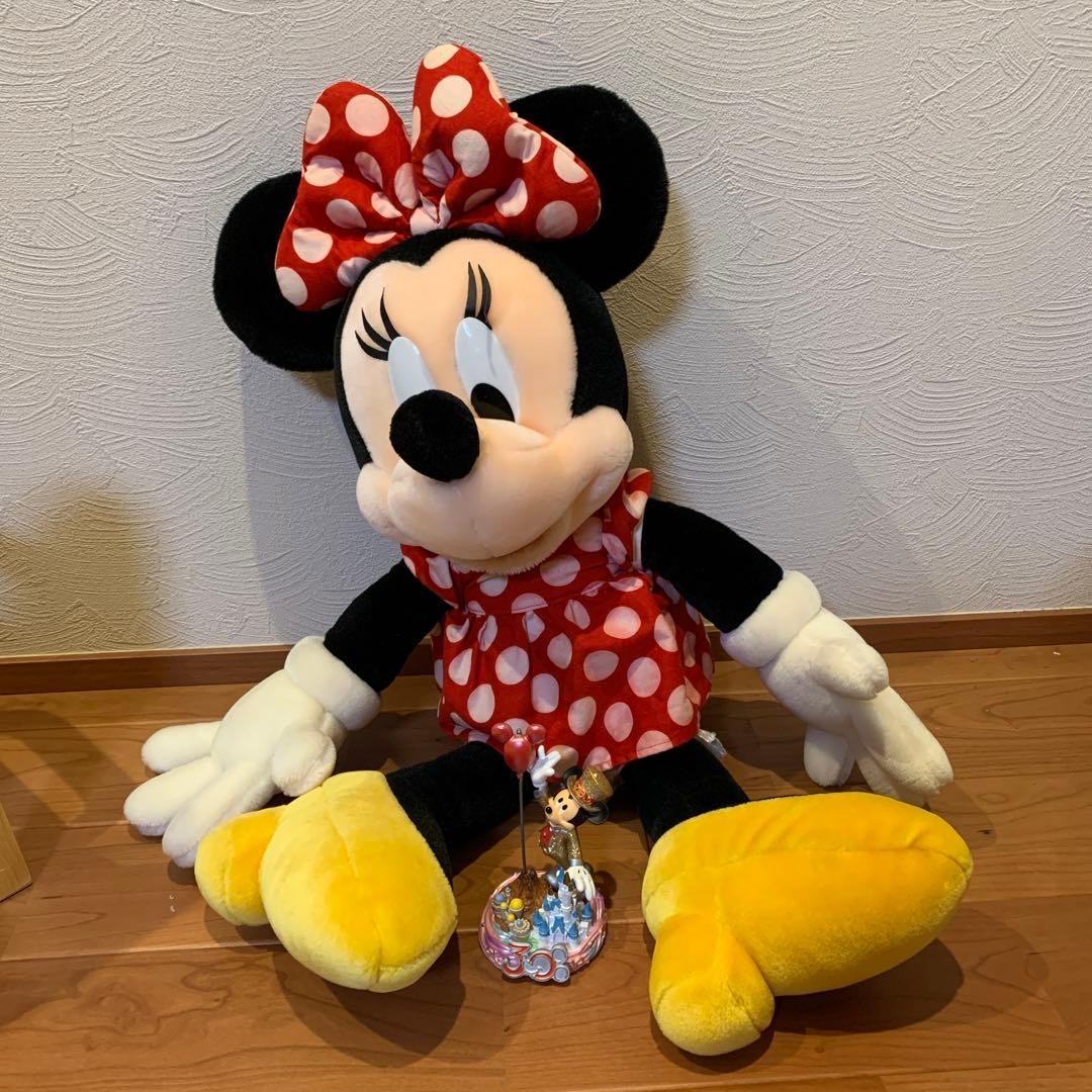 Minnie Mouse Plush Toy and Mickey Mouse Figure Set #a9112d