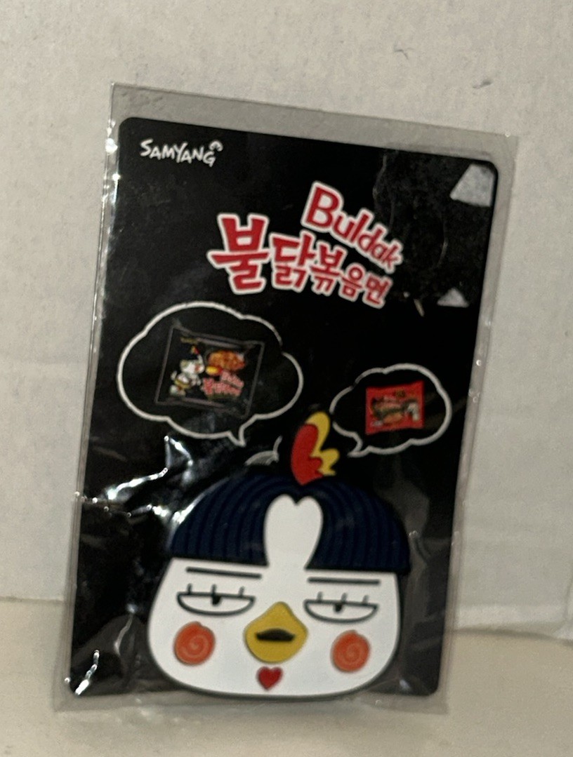 Buldak Ramen Ramyun Samyang Phone Grip Charm In Bag Promo Item RARE Htf