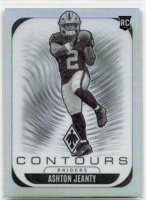 2025 Panini Phoenix Contours Silver Holo Panini Prizm Ashton Jeanty Las Vegas
