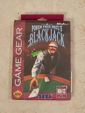 Sega Game Gear - Original Game - Poker Face Paul's BLACKJACK  New BROKEN SEAL