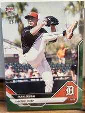 2025 TOPPS NOW Road to Opening Day #OD-71 TARIK SKUBAL TIGERS Green Foil #/99