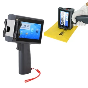 Imprimante jet d'encre portable avec 4.3 Inch Touch Écran Multi Langues 12.7mm Rapide