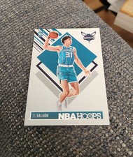 2024-25 NBA Hoops Basketball Tidjane Salaun RC #292 Tribute Charlotte Hornets 
