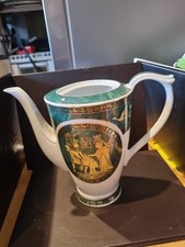 limoges Fathi Mahmoud Tea Pot Egyptian Pattern Missing Lid  Made In Egypt Rare