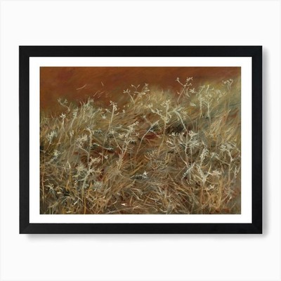 Disteln, John Singer Sargent Kunst P gerahmtes Wandbild Poster Leinwanddruck Bild