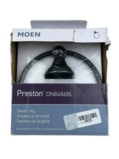 Moen Preston Towel Ring Matte Black DN8486BL New