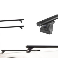 Für Opel Zafira Life 1 I L3H1 ab 19  Schwarz Alu Dachträger Spezifisch Fixpunkt