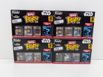 Funko Pop Star Wars Bitty Pop 3 + 1 Mystery Neu 4 verschiedene Varianten