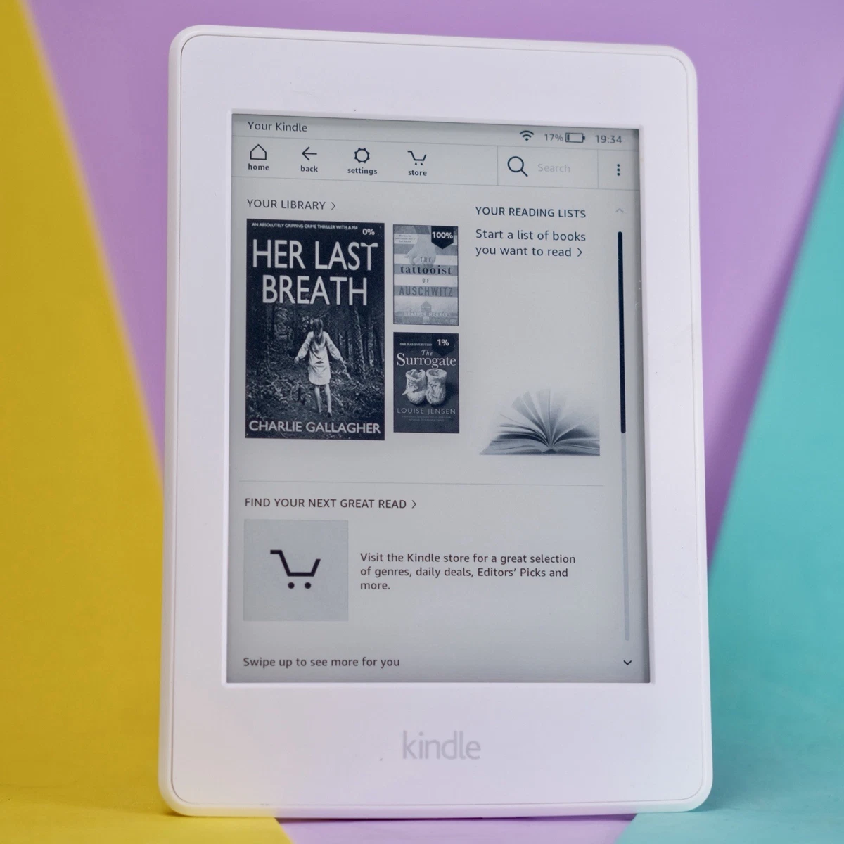 Amazon Kindle Paperwhite (7th Generation) Wi-Fi eBook Readers for